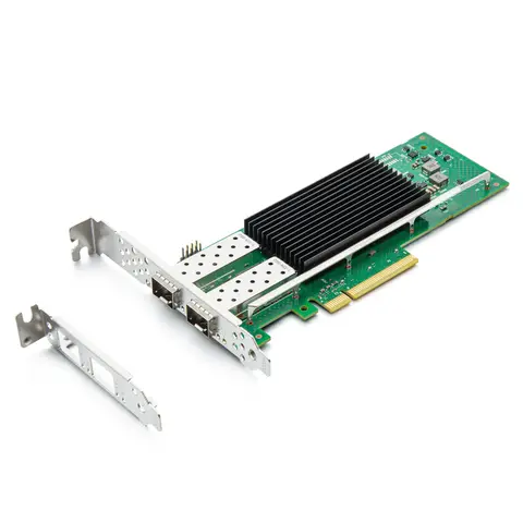 25G NIC, Dual SFP28 SFP28 Port, X8 Lane, Inter E810-XXVAM2 Chip, Compare to E810-XXVAM2