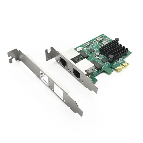 100M / 1000M / 2.5G NIC NIC, dual RJ-45 Port, with Realtek RTL8125BG controller, support Windows / Windows Server / Linux / Ubuntu / Centos / Vmware