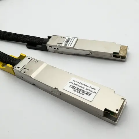 800G AEC, 800G OSFP to 800G QSFP-DD Active Electrical Cable, Active, 32AWG, 2-3 meters