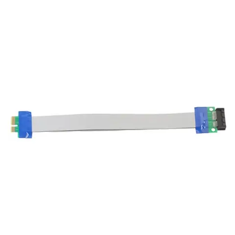PCIe X1 male to female slot riser card extension ribbon cable 18cm