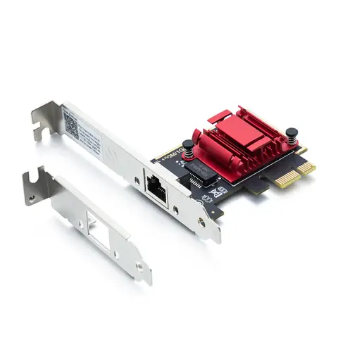 100M / 1000M / 2.5G NIC NIC, single RJ-45 Port, with Realtek RTL8125 controller, support Windows Server / Ubuntu / Centos / Debian