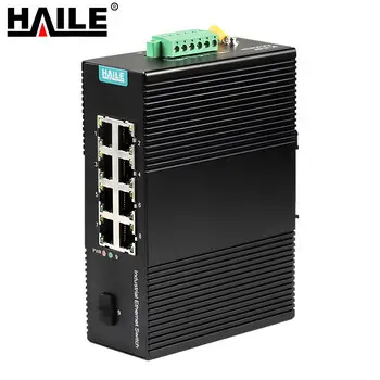 HAILE gigabit fiber media converter 1 8 single-mode 20 km HG-2500-9-1L 1 units