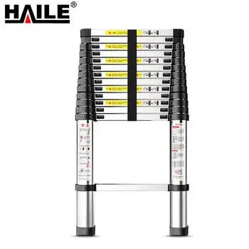 HAILE sectional ladder telescopic straight ladder 3.8 m aluminum alloy ZJ-3.8
