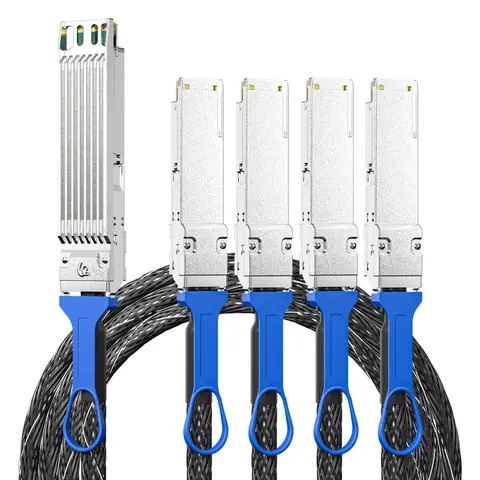 10Gtek 800G OSFP to 4x200G QSFP112 DAC copper cable, Compatible with for NDR InfiniBand and Ethernet solutions