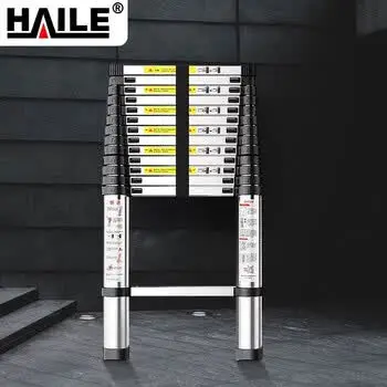 HAILE sectional ladder ZJ-4.4 telescopic straight ladder 4.4 m aluminum alloy
