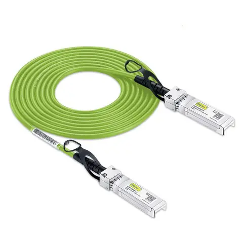 10G SFP+ to SFP+ copper cable passive DAC copper cable 0.5~3 meter Green