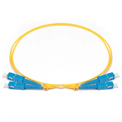 SC to SC, Singlemode 9/125μm, Duplex