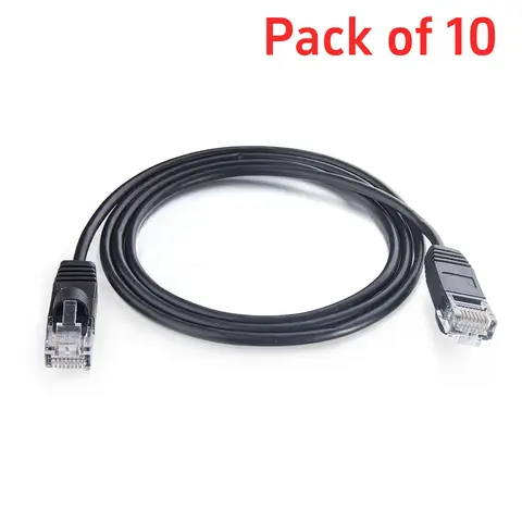 CAT.6 UTP fiber patch cord, RJ45 Network Cable Pack of 10