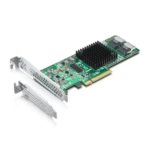 6Gb/s Internal PCIe SAS/SATA HBA Raid Controller Card, compatible for LSI 9211-8I