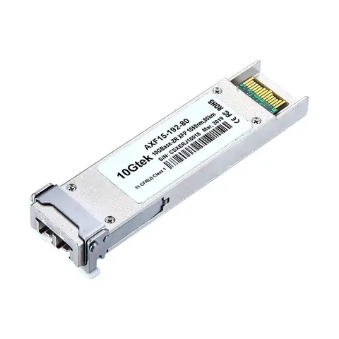 10GBase-ZR 10G XFP 1550nm DOM 80 km Dual LC SMF optical transceiver