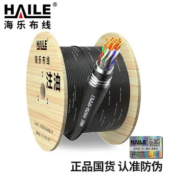 HAILE HT-HYAT53-10*2*0.7 outdoor 10 pairs pairs cable waterproof cable 100 m