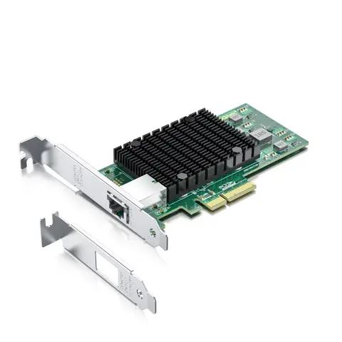10G NIC, Single RJ-45 Port, X4 Lane, Intel ELX550AT Controllers, Compare to Intel X550-T1