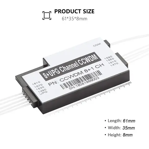 8CH CCWDM MUX/DEMUX, Compact CWDM Modules