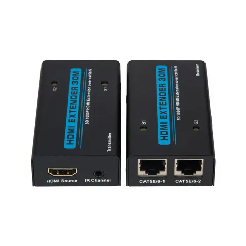 HDMI to RJ45 (Dual) Extender, 30-Meter