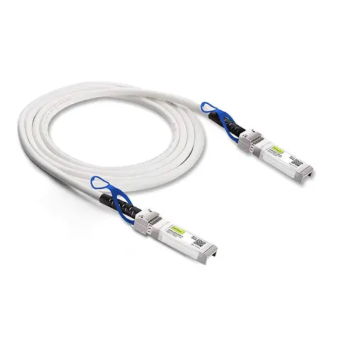 10Gtek 25G SFP+ DAC copper cable - 25GBASE-CR SFP28 to SFP28 Passive Direct Attach Copper Twinax Cable, White Color