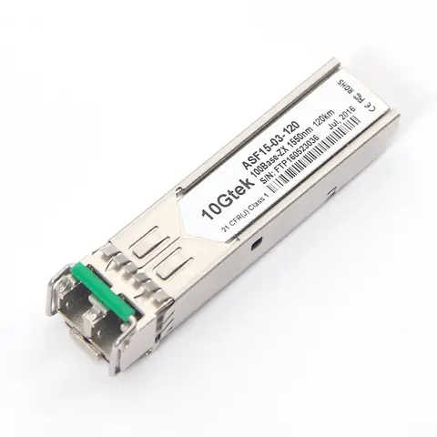 100Base-EZX 100Mb / s SFP 1550nm DOM 120 km Dual LC SMF optical transceiver