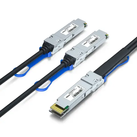200G QSFP56 to 2x 100G copper cable passive DAC copper cable 0.5~3 meter