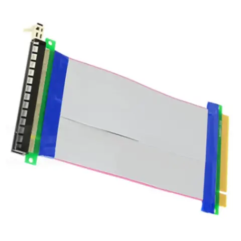 PCIe X16 male to female slot riser card extension ribbon cable 18cm