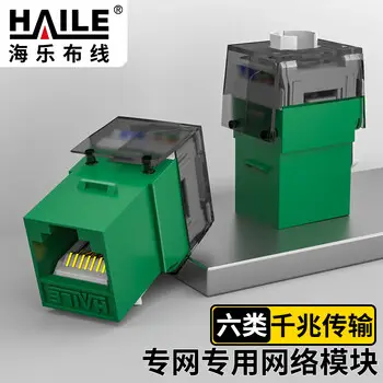 HAILE internal / external network conversion unshielded private network module green HT-6-D