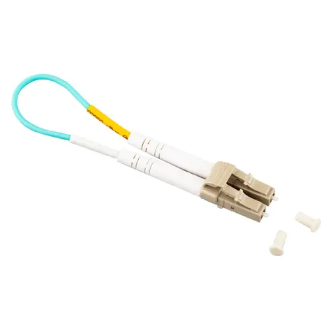 OM3 Multi-Mode 50 / 125 LC Fiber Optical loopback module, 5pcs