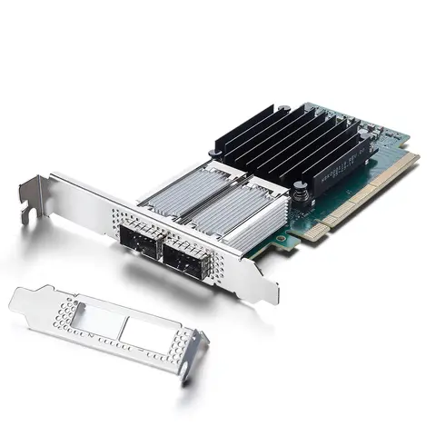100G NIC, Dual QSFP28 Port, X16 Lane, Mellanox® ConnectX-4 EN Chip, Compare to MCX416A-CCAT