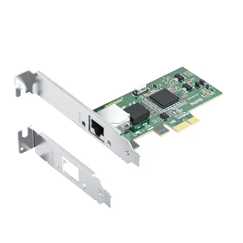 1G NIC, Single RJ-45 Port, X1 Lane, Intel 82573 Chip