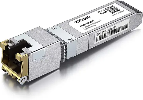 1G / 2.5G / 5G / 10GBase-T SFP+ multi-rate 30m Copper RJ-45 DOM optical transceiver