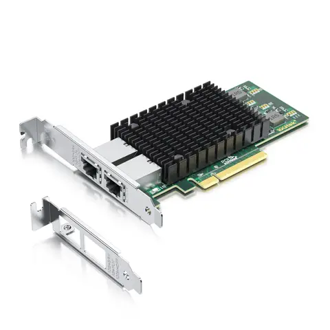 10G NIC, Dual RJ-45 Port, X8 Lane, Intel X540 Controllers, Compare to Intel X540-T2