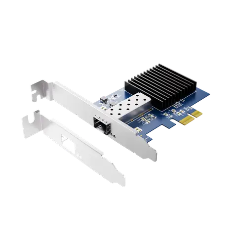 10Gtek Gen4 NIC, 10Gb / s PCIe Network adapter, 10G CNA, Single SFP+ port, PCIe 4.0 X1, for Windows / Linux OS