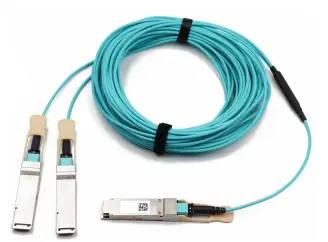 200G QSFP56 to 2x100G QSFP56 MMF AOC for