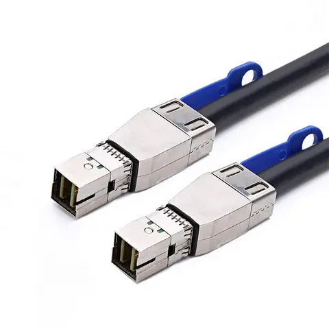 12G SFF-8644 to SFF-8644 copper cable Passive SAS Cable 0.5~5 meter