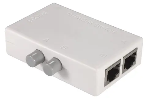 RJ45 Switch Box, 2-In 1-Out or 1-In 2-Out