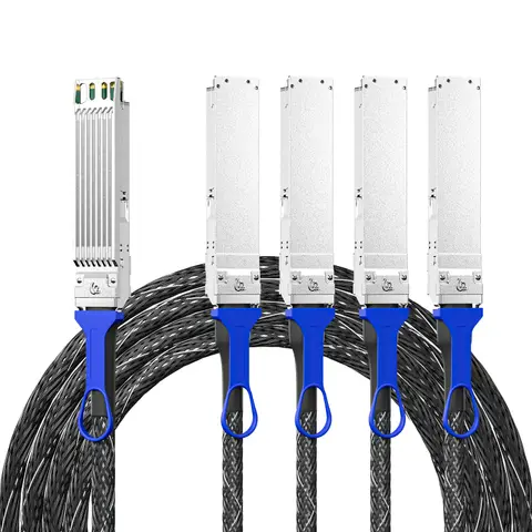 10Gtek 800G OSFP to 4x200G OSFP ACC Cable, 26AWG 5-meter