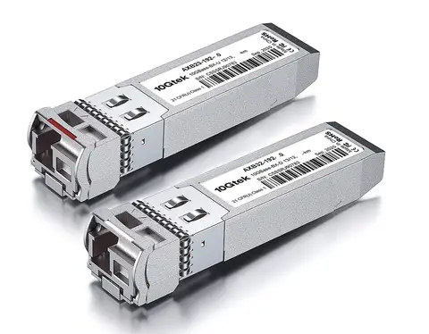 A Pair of 10GBase-LR 10G SFP+ BiDi DOM 60 km Single LC SMF optical transceiver