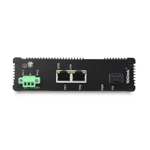 Industrial IP40, 3-Port Gigabit Ethernet Switch, G0102i, DIN-Rail Mount （power supply is not included)