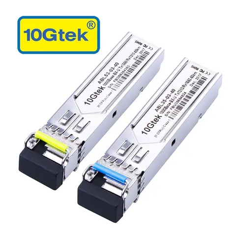 A Pair of 100Base-EX 155M SFP BIDI 1310 / 1550nm 40 km Single LC SMF optical transceiver