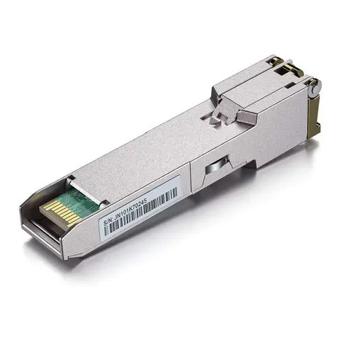 1000Base-T 1.25G SFP 100m Copper RJ-45 CAT.5e optical transceiver