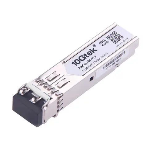 CWDM SFP 120 km 1000Base-EZX 1.25G DOM Dual LC SMF optical transceiver