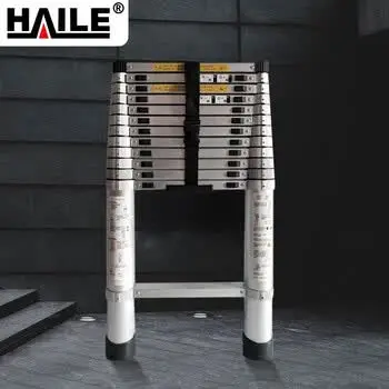 HAILE aluminum alloy sectional ladder telescopic straight ladder 4.1 m aluminum alloy ZJ-4.1