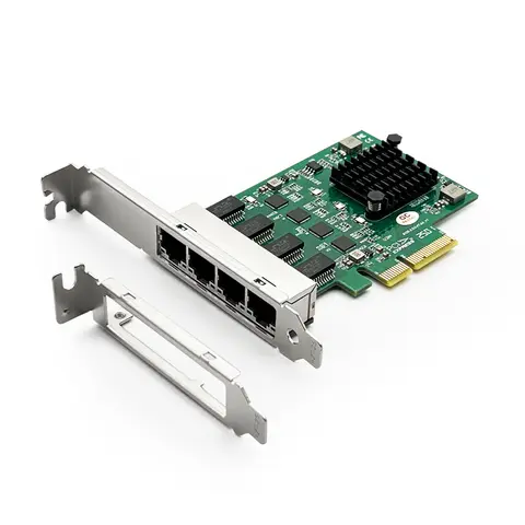 100M / 1000M / 2.5G NIC NIC, Quad RJ-45 Port, with Realtek RTL8125BG controller, support Windows / Windows Server / Linux / Ubuntu / Centos / Vmware