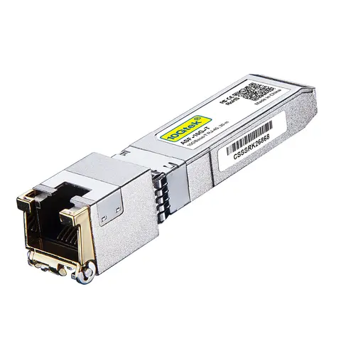 10GBase-T 10G SFP+ DOM 80m Copper RJ-45 CAT.6a / CAT.7 optical transceiver