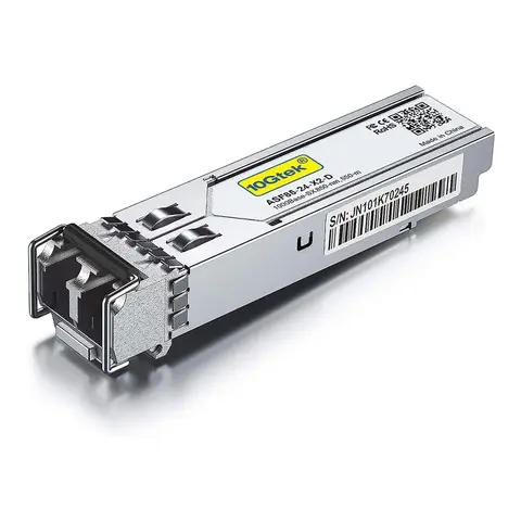 1000Base-SX 1.25G SFP 850nm 550m Dual LC MMF optical transceiver
